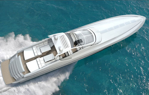 Motor-yacht rapido - 100' - Magnum Marine - open / soft-top / con 5 cabine
