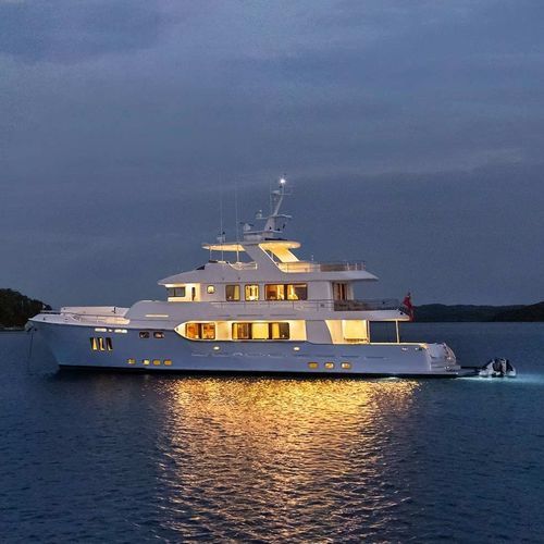 Super-yacht da crociera - 100 - Nordhavn - classico / per spedizioni / con fly