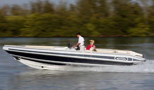 Barca open a idrogetto - Chase Series 27 - Novurania - diesel / con console centrale / da pesca sportiva