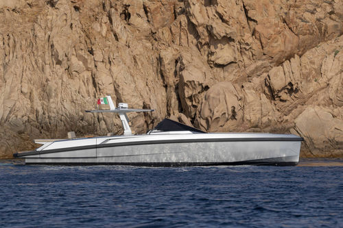 Tender per yacht bimotore - 48  - Wally - con console centrale / open / IPS