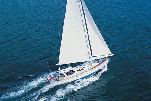 Sailing-yacht da crociera - JACQUELINA - Pendennis - con poppa aperta / con deck saloon / su misura