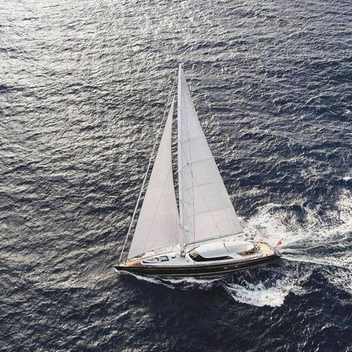 Sailing-superyacht di lusso da crociera - STATE OF GRACE - Perini Navi - tradizionale / con 4 cabine / con deck saloon