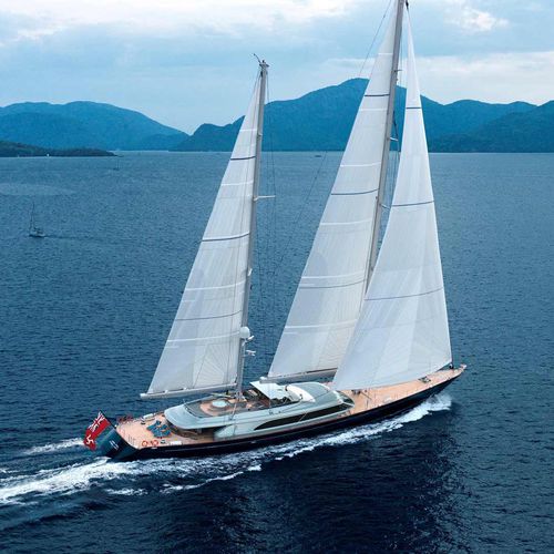 Sailing-superyacht di lusso da crociera - MELEK - Perini Navi - con 5 cabine / con deck saloon / in alluminio