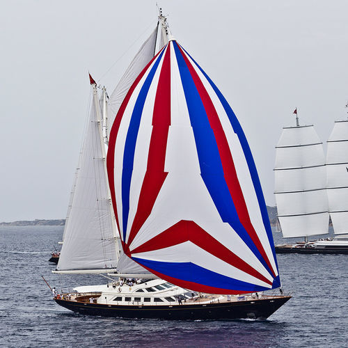 Sailing-superyacht di lusso da crociera - PRINCIPESSA VAIVIA - Perini Navi - con cabina di pilotaggio / in alluminio / ketch