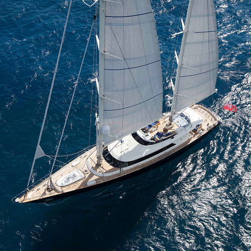 Sailing-superyacht di lusso da crociera - VICTORIA A - Perini Navi - con deck saloon / in alluminio / ketch