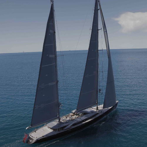 Sailing-superyacht di lusso da crociera - BADIS - Perini Navi - da crociera d'altura / con 6 cabine / con 12 cuccette