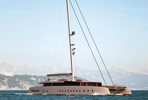 Sailing-superyacht di lusso catamarano - ARTEXPLORER - Perini Navi - da crociera / con 5 cabine / con fly