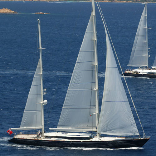 Sailing-superyacht di lusso da crociera - BURRASCA - Perini Navi - con fly / in alluminio / ketch