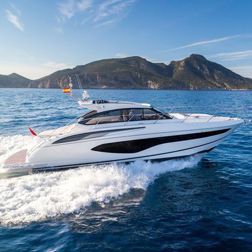 Motor-yacht da crociera - V50 - Princess - hard-top / con deck saloon / con 2 cabine