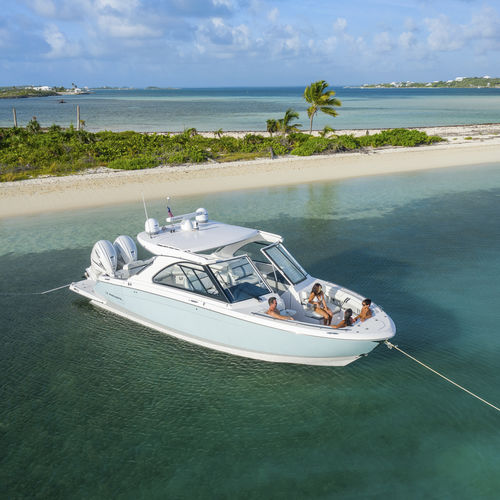 Cabinato fuoribordo - LX36 - Regal - bimotore / con dual console / bow-rider