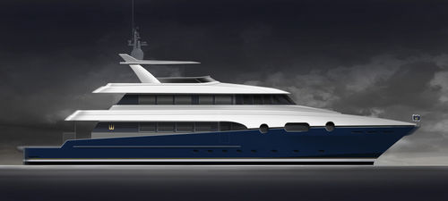 Super-yacht catamarano - W 112 - Warwick Yacht Design - da crociera / con fly / raised pilothouse