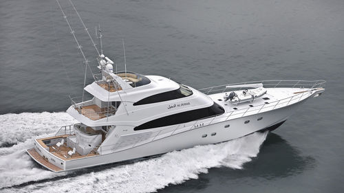 Super-yacht da pesca sportiva - AL DUHAIL - Warwick Yacht Design - con fly / dislocante / in composito