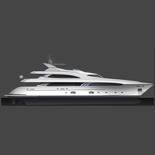 Mega-yacht da crociera - W 48M - Warwick Yacht Design - raised pilothouse / con 5 cabine