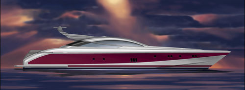 Super-yacht sportivo - W 130 - Warwick Yacht Design - hard-top / con 4 cabine / dislocante