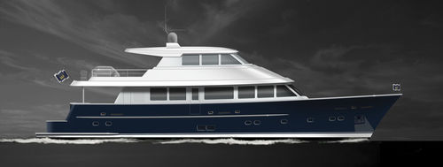 Motor-yacht da crociera - W 85 LR - Warwick Yacht Design - con fly chiuso / con scafo dislocante