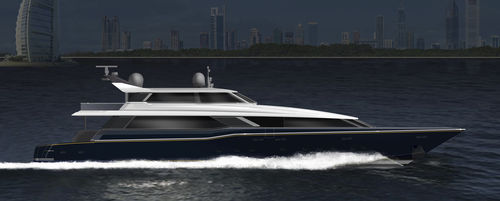 Super-yacht da pesca sportiva - W 130 - Warwick Yacht Design - con fly chiuso / con 5 cabine