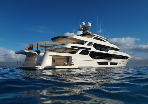 Mega-yacht da crociera - W172  - Wesport - raised pilothouse / con 6 cabine / in composito