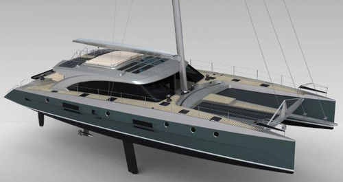 Catamarano - TZ3D 85' - Pedigree Cats - da crociera / con cockpit chiuso