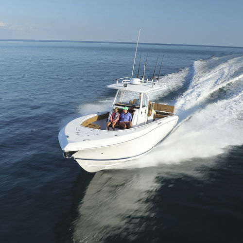 Barca open fuoribordo - 34CC / 34CC LS - Fountain Powerboats - bimotore / trimotore / con console centrale