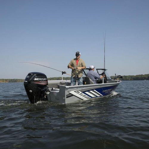 Bay boat fuoribordo - Pro Angler XL 161 XL  - Smoker Craft - con console laterale / da pesca sportiva / in alluminio