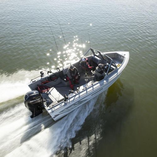 Bay boat fuoribordo - 202 Offshore - Smoker Craft - con dual console / da pesca sportiva / max. 6 persone