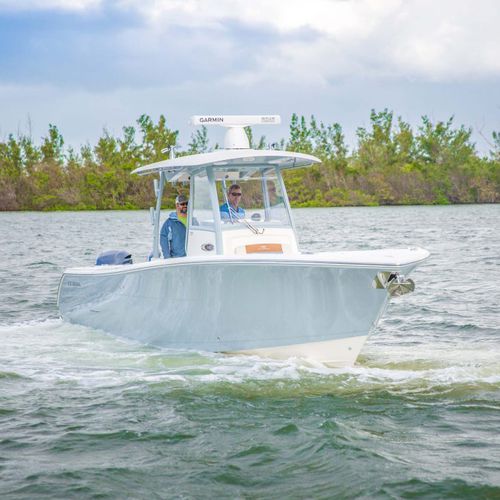 Cabinato fuoribordo - 320CC - Cobia - bimotore / open / con console centrale