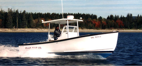 Barca open entrobordo - 24 OPEN FISHERMAN - Ellis Boat - da pesca sportiva / con T-top