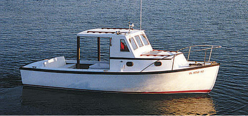 Cabin-cruiser entrobordo - 24 LOBSTER YACHT - Ellis Boat - open / lobster