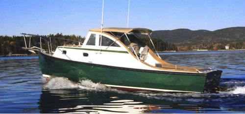 Cabin-cruiser entrobordo - 24 - Ellis Boat - open / lobster
