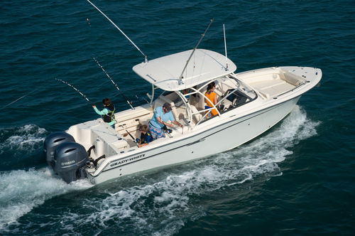 Runabout fuoribordo - Freedom 275 - Grady-White - bimotore / bow-rider / con dual console