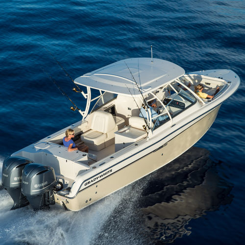 Runabout fuoribordo - Freedom 285 - Grady-White - bimotore / bow-rider / con dual console