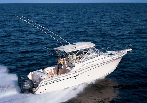 Cabinato fuoribordo - Express 330 - Grady-White - bimotore / open / da pesca sportiva