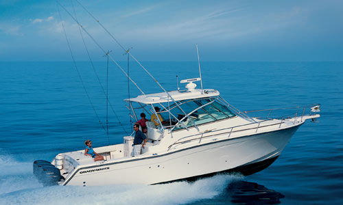 Cabinato fuoribordo - Express 370 - Grady-White - bimotore / open / da crociera
