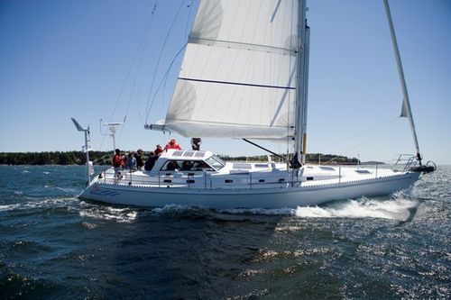 Sailing-yacht da crociera - PYXIS - Lyman Morse - con 2 cabine / con poppa aperta / con cockpit chiuso