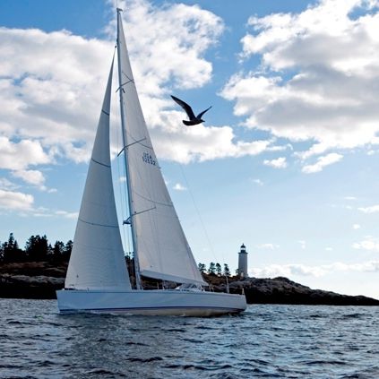 Sailing-yacht da crociera - BARAKA - Lyman Morse - con 3 cabine / con poppa aperta / in carbonio