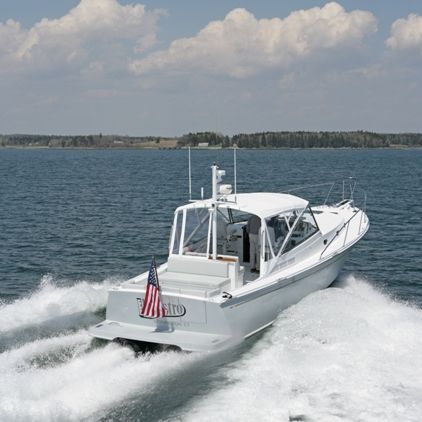 Cabinato a idrogetto - 38' Jet Boat - Lyman Morse - bimotore / rapido / con 2 cuccette