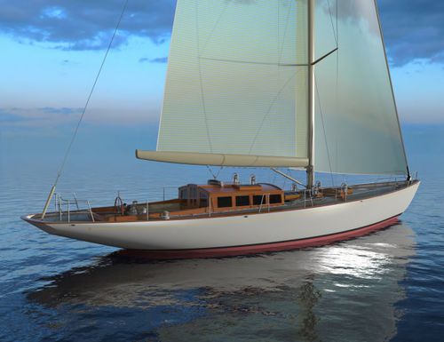 Barca a vela tradizionale - ANNA - Lyman Morse - day-sailer