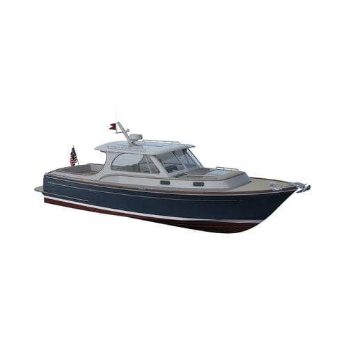 Cabinato entrobordo - HOOD 35 LM - Lyman Morse - bimotore / hard-top / con 1 cabina