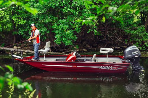 Bass boat fuoribordo - PROWLER 165 - Alumacraft - con console laterale / da pesca sportiva / in alluminio