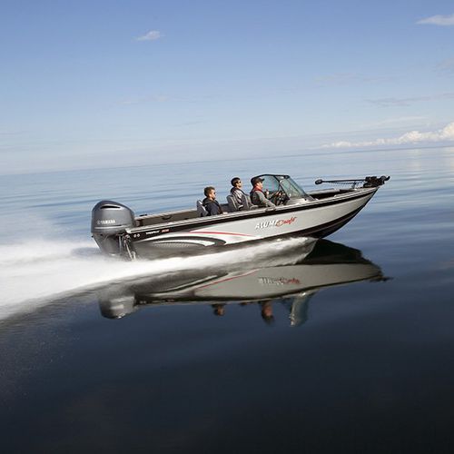 Bay boat fuoribordo - TROPHY 205 - Alumacraft - con dual console / da pesca sportiva / in alluminio