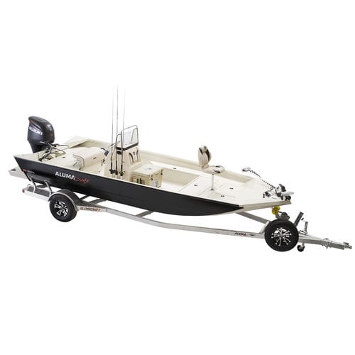 Bay boat fuoribordo - MV2072 AW BAY - Alumacraft - con console centrale / da pesca sportiva / in alluminio