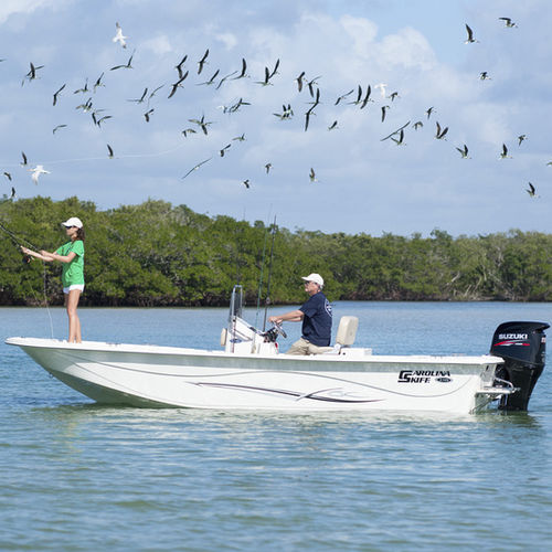Barca open fuoribordo - 218 DLV - Carolina Skiff - con console centrale / da pesca sportiva / max. 14 persone