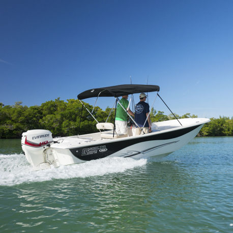 Barca open fuoribordo - 258 DLV - Carolina Skiff - bimotore / con console centrale / da pesca sportiva