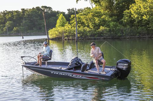 Bass boat fuoribordo - PRO TEAM 175 TF® - Fisher - con console laterale / open / da pesca sportiva