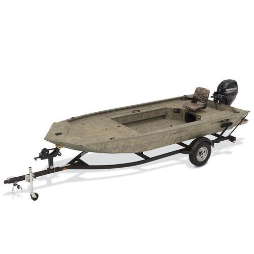 Jon boat fuoribordo - GRIZZLY® 1654 T SPORTSMAN - Fisher - open / da pesca sportiva / in alluminio
