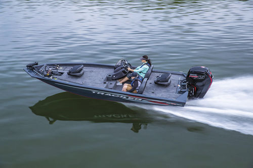 Bass boat fuoribordo - PRO TEAM™ 190 TX - Fisher - con console laterale / open / da pesca sportiva