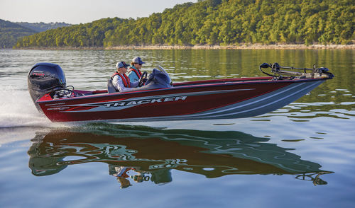 Bass boat fuoribordo - PRO TEAM™ 195 TXW TOURNAMENT ED - Fisher - con console laterale / open / rapido