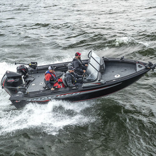 Bay boat fuoribordo - TARGA™ V-19 WT - Fisher - open / con dual console / da pesca sportiva