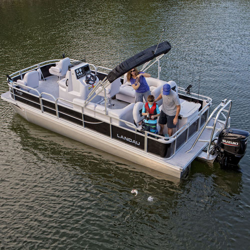 Pontoon boat fuoribordo - A'Lure CC 232 - Landau Boats - tri-tube / da pesca sportiva / max. 12 persone