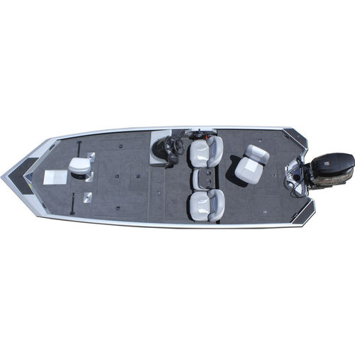Crappie boat fuoribordo - Stealth 210 - SeaArk Boats - con console laterale / da pesca sportiva / in alluminio
